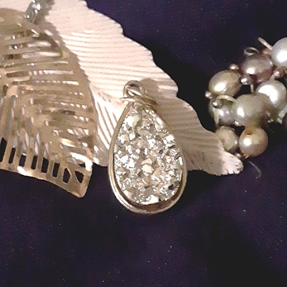 Druzy charm